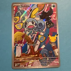 Series 2 First Partner Illustration Galar Grookey 052, Scorbunny 053, Sobble 054 - Image 2