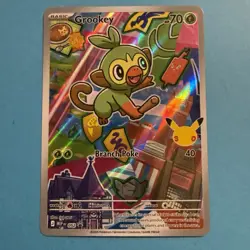 Series 2 First Partner Illustration Galar Grookey 052, Scorbunny 053, Sobble 054 - Image 4