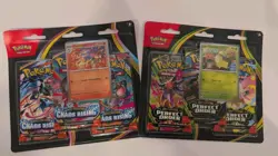 2x - Chaos Rising & Perfect Order 3-pack Blister - Pokemon TCG ME04 &E03- Sealed - Image 1