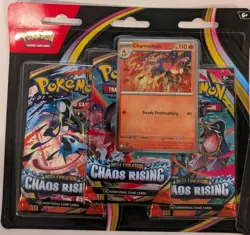 2x - Chaos Rising & Perfect Order 3-pack Blister - Pokemon TCG ME04 &E03- Sealed - Image 3