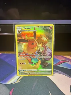 Pokemon TCG Flareon TG01/TG30 Trainer Gallery Rare Holo LP - Image 1