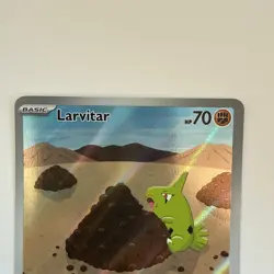 Obsidian Flames Larvitar - Illustration Rare Holo #203/197 Pokemon TCG Near Mint - Image 3