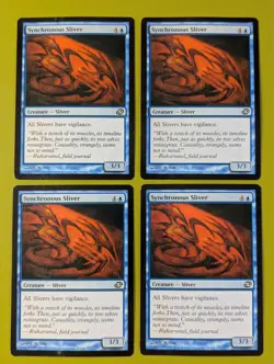 Synchronous Sliver x4 Planar Chaos 4x Playset Magic the Gathering MTG - Image 1