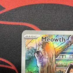 Pokemon Meowth Holo Illustration Rare Me02: Phantasmal Flames 106/094 70 HP - Image 2
