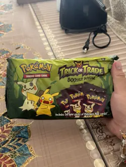 Pokemon Center Pokemon TCG Trick or Trade BOOster Bundle 2023 Halloween 50 packs 820650852572 - Image 1