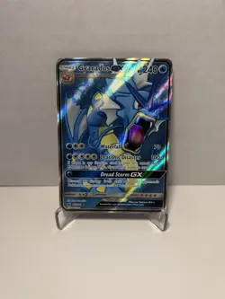 Pokemon TCG SM Crimson Invasion Gyarados GX # 101/111 Ultra Rare Lightly Played - Image 1