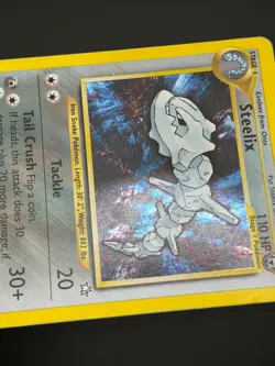 Steelix 15/111 2000 Pokemon TCG Neo Genesis Unlimited Edition Holo Rare MP - Image 3