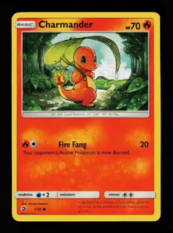Charmander 1/70 Common Dragon Majesty Pokemon Cards - Image 1