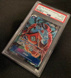 Jinbe - One Piece The Azure Sea's Seven OP14 049 Alternate Art SR Card - PSA 10! - Image 1