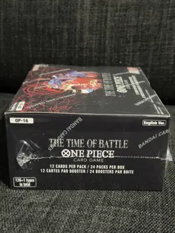 ✅ IN HAND ✅ One Piece TCG The Time Of Battle OP16 Booster Box Sealed - Image 5