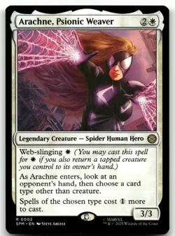 Arachne, Psionic Weaver #2 (NM) Spider-Man SPM Magic MTG - Image 1