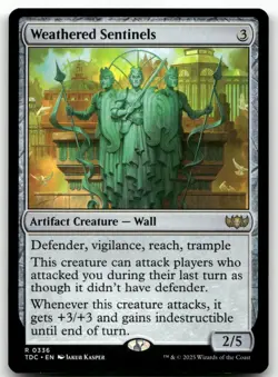 Weathered Sentinels #336 (NM) Tarkir Dragonstorm TDC Magic MTG - Image 1