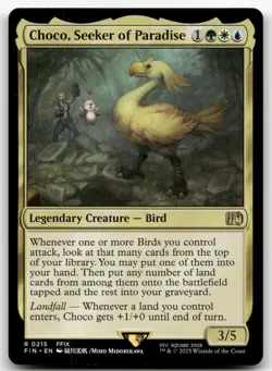 Choco, Seeker of Paradise #215 (NM) Final Fantasy FIN Magic MTG - Image 1