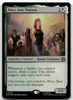 Mary Jane Watson #134 (Foil) (NM) Spider-Man SPM Magic MTG - Image 1