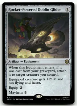 Rocket-Powered Goblin Glider #172 (NM) Spider-Man SPM Magic MTG - Image 1