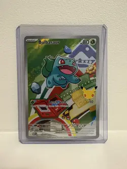 Pokemon Bulbasaur 037 First Partner Illustration Promo Series 1 Near Mint NM - Image 1
