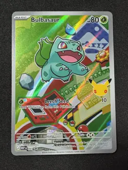 ◓Bulbasaur 037 Mega Evolution 2026- Pokemon First Partner Illustration Promo*NM◓ - Image 2