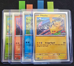 Pokemon TCG SVP Black Star Promo Lot 4 EN Bulbasaur Charmander Squirtle Pikachu - Image 1