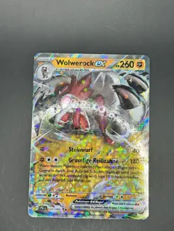 Lycanroc ex 117/193 Double Rare Paldea Evolved Pokemon Holo Near Mint DE - Image 1