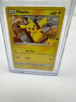 Pokemon Karte TCG Pikachu 25/25 McDonalds Holo Rare Vintage CGC 9,5 Englisch - Image 2