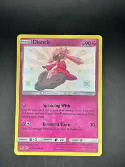 Diancie SV36/SV94 Shiny Rare Hidden Fates Shiny Vault Pokemon Holo Near Mint EN - Image 1