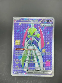 Iron Valiant ex 225/182 Ultra Rare Paradox Rift Pokemon Near Mint EN - Image 1