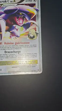 Carte Pokemon : Carchacrok Niv. X 145/147 Vainqueurs Supremes Francais - Image 3
