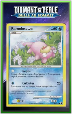 Ramoloss - DP04:Duels au Sommet - 82/106 - Carte Pokemon Francaise - Image 1