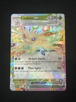 Leafeon Ex 6/131 Prismatic Evolutions PRE -Near Mint- Pokemon TCG - Image 1