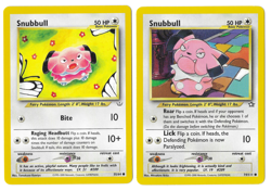 Pokemon TCG Snubbull mini lot Neo Revelation & Neo Genesis - Near Mint - Image 1