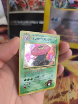 Pokemon Karte Card Erika's Vileplume Giflor Gym Heroes Holo Wotc japanese Exc+ - Image 4