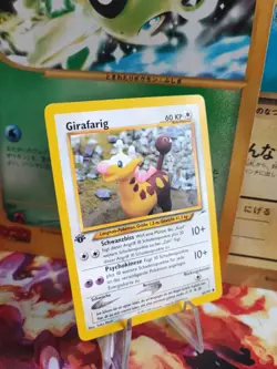 Pokemon Karte Card Girafarig Neo Destiny 1. Edition Deutsch German Wotc NM - Image 1