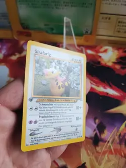 Pokemon Karte Card Girafarig Neo Destiny 1. Edition Deutsch German Wotc NM - Image 4