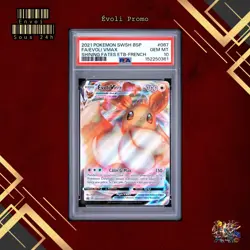 🇫🇷 EVOLI VMAX PSA 10 - PROMO DESTINEES RADIEUSES SWSH087 FR Carte Pokemon 🇫🇷 - Image 1