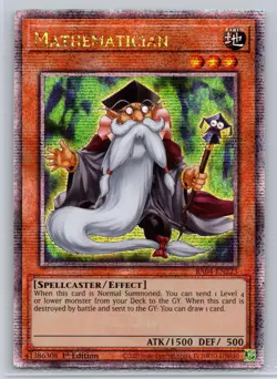 Mathematician (QCR) RA04-EN223 Quarter Century Stampede Yu-Gi-Oh NM - Image 1