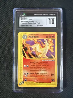 Rapidash 51/53 Wotc Promo Regular Pokemon Center NY 2002 Ereader - Image 1