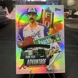 2025 Topps Series 2 - Home Field Advantage Spencer Strider #HA-23 - Image 1