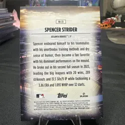2025 Topps Series 2 - Home Field Advantage Spencer Strider #HA-23 - Image 2