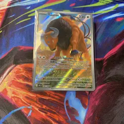 Tauros 96/86 Illustration Rare Pokemon Chaos Rising Full Art Pokemon TCG MINT - Image 4