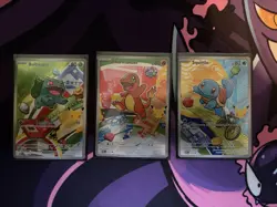Pokemon TCG First Partner Illustration Gen 1 Kanto Starters Set Mint/Near Mint - Image 1