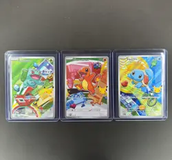 Pokemon TCG First Partner Illustration Collection Kanto GEN 1 Starters Set - Image 1