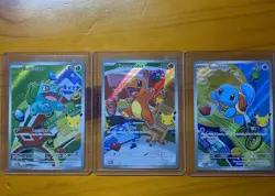 Pokemon TCG First Partner Illustration Gen 1 Kanto Starters Set Mint/Near Mint - Image 2