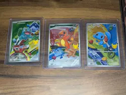Pokemon TCG First Partner Illustration Gen 1 Kanto Starters Set Mint/Near Mint - Image 1