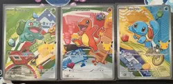 Pokemon TCG First Partner Illustration Gen 1 Kanto Starters Set | MINT - Image 1