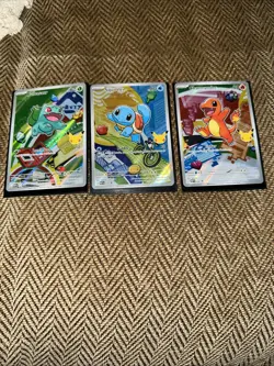 Pokemon TCG First Partner Illustration Gen 1 Kanto Starters Set Mint/Near Mint - Image 1
