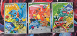 Pokemon TCG First Partner Illustration Gen 1 Kanto Starters Set Mint/Near Mint - Image 1