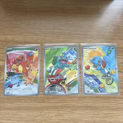 Pokemon TCG First Partner Illustration Gen 1 Kanto Starters Set Mint/Near Mint - Image 1