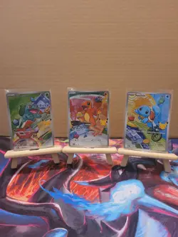 Pokemon TCG First Partner Illustration Gen 1 Kanto Starters Set NM/M - Image 1