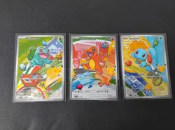 Pokemon TCG First Partner Illustration Gen 1 Kanto Starters Set - Top condition - Image 1