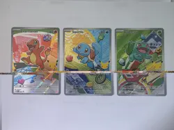 Pokemon TCG First Partner Illustration Gen 1 Kanto Starters Set MEP 037/038/039 - Image 2